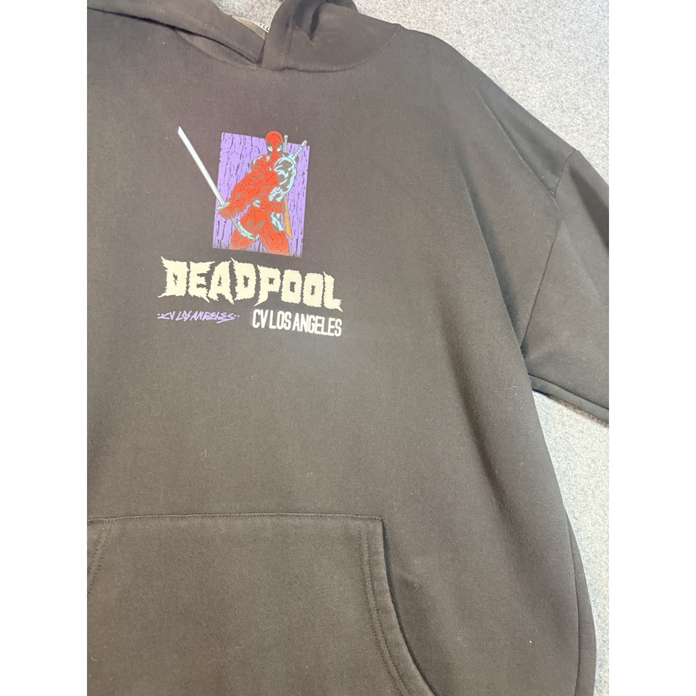 Marvel Deadpool CV Los Angeles Graphic Hoodie Black Medium